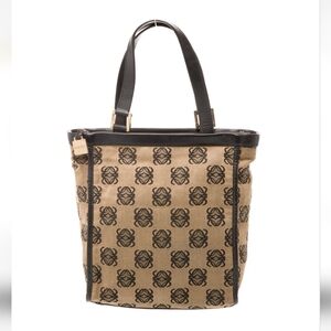 Loewe Authentic Canvas Anagram Tote Bag